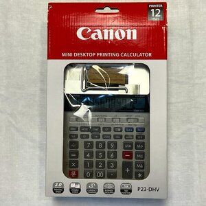 New Canon P23-DHV-3 Printing Calculator, 2279C001
